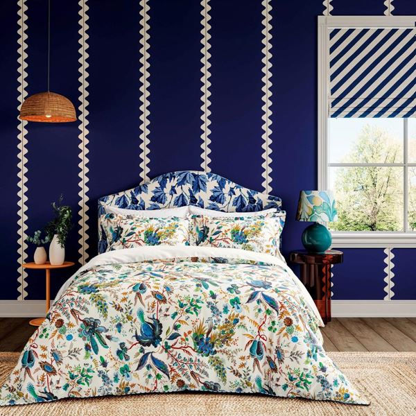 Wonderland Floral Bedding - Lapis